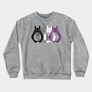 Asexual Ace Pride Forest Spirit Crewneck Sweatshirt